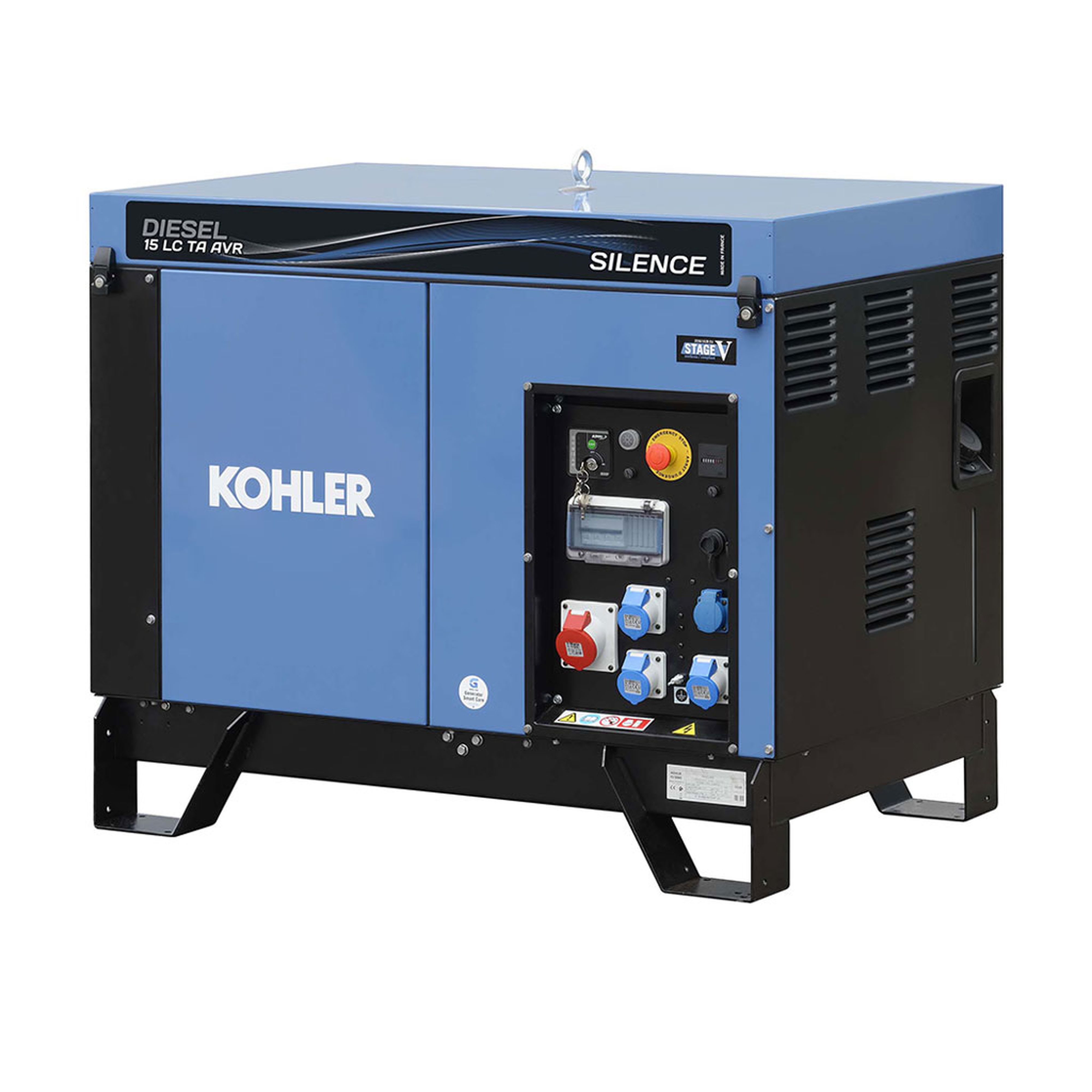 Rehlko - GROUPE ELECTROGENE KOHLER DIESEL 15 LC TA SILENCE AVR C5 RCD AVEC DIFFERENTIEL