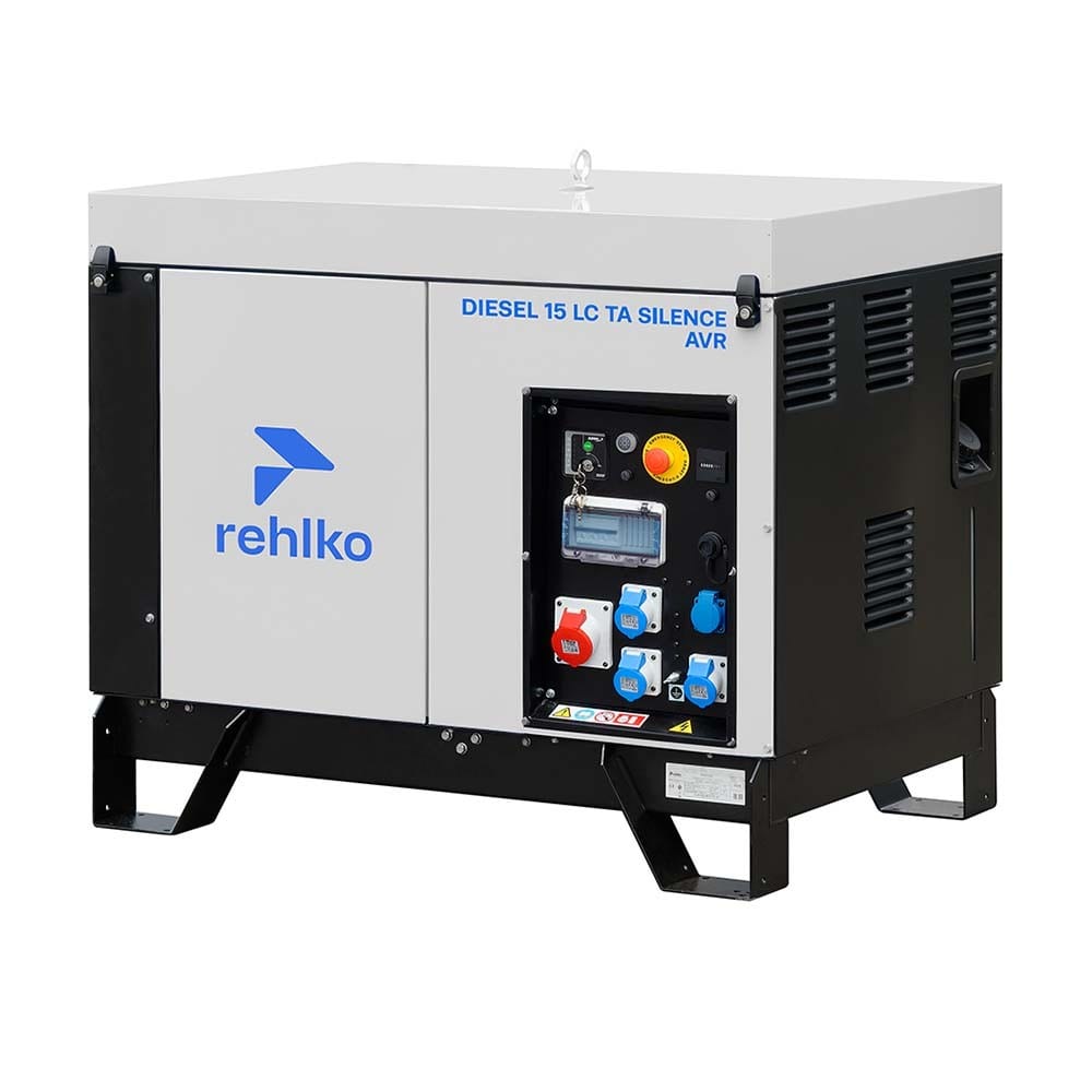Rehlko - GROUPE ELECTROGENE Rehlko DIESEL 15 LC TA SILENCE AVR C5 RCD AVEC DIFFERENTIEL
