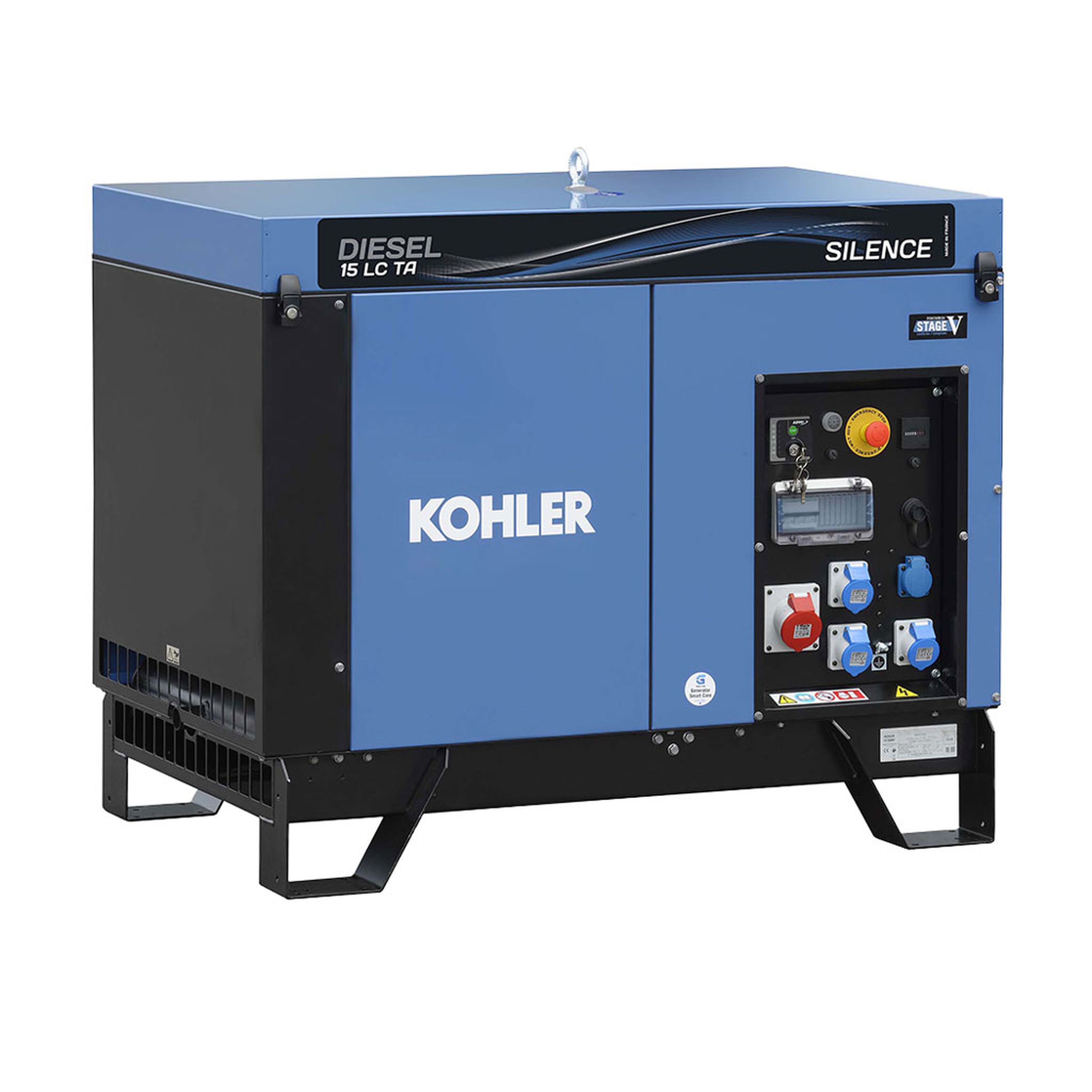 Sdmo - GROUPE ELECTROGENE KOHLER DIESEL 15 LC TA SILENCE C5 RCD AVEC DIFFERENTIEL