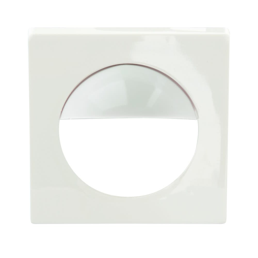 BEG - Plaque Indoor 180 blanc laqué plaque de recouvrement centrale