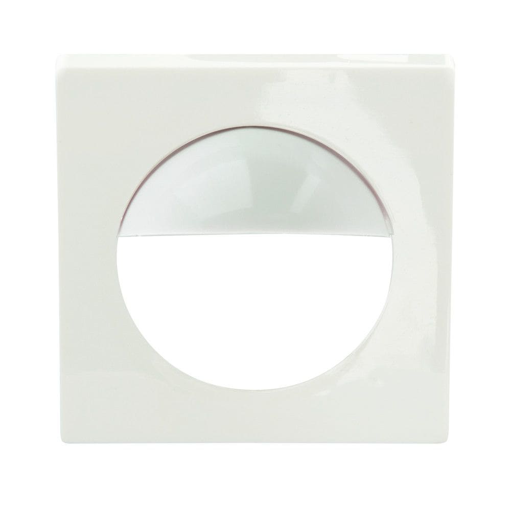 BEG - Plaque Indoor 180 blanc laqué plaque de recouvrement centrale
