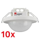 BEG - BL4-FP x10 détecteur de mouvement 360° 1 canal faux plafond Télécommandable