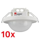 BEG - BL4-FP x10 détecteur de mouvement 360° faux plafond Télécommandable Ø19m