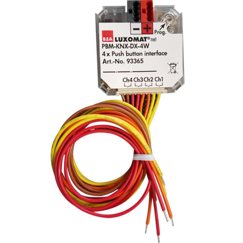 BEG - PBM-KNX-DX-4W organe d'entrée et de sortie binaire pour des pots d'encastrement