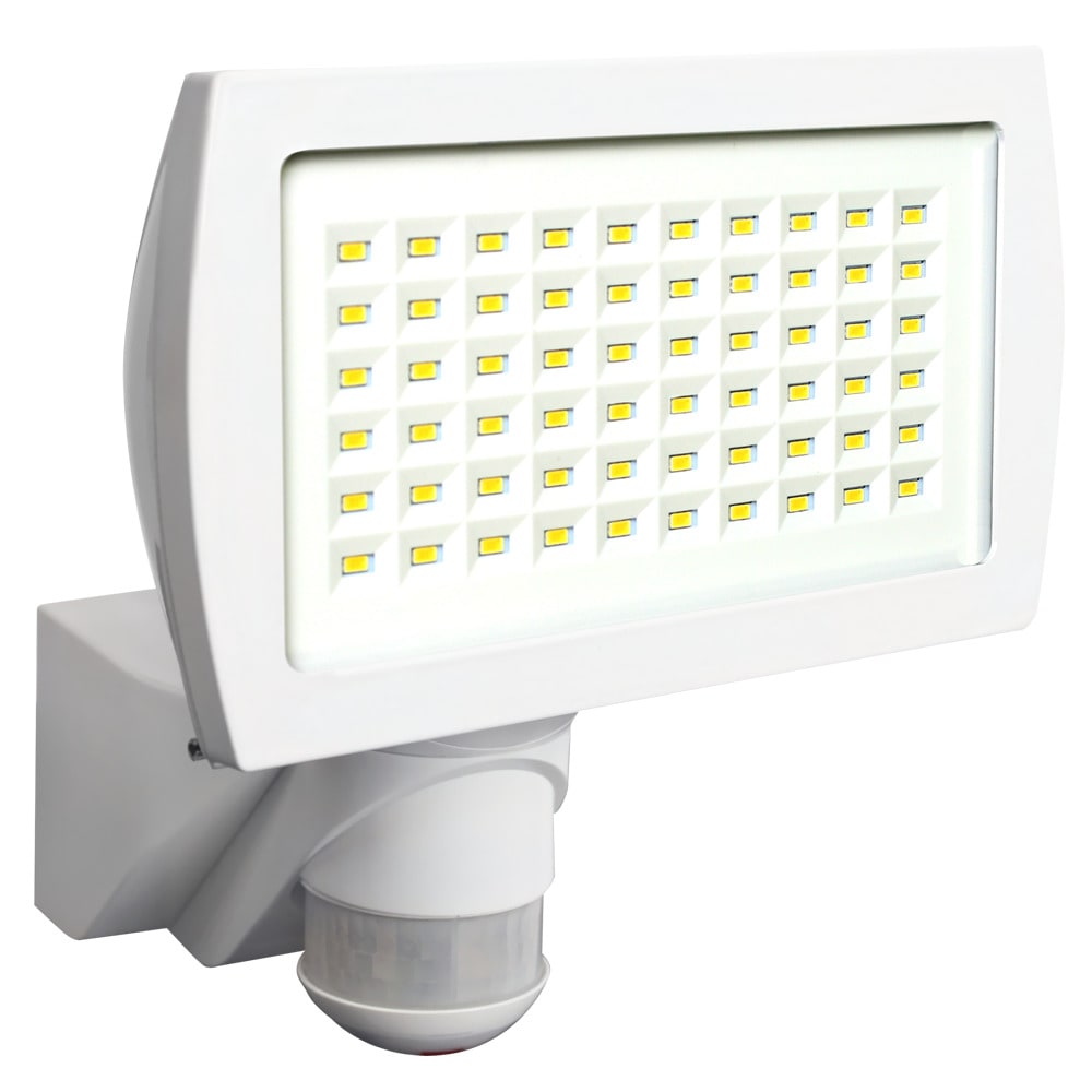FL2N-LED-230-BL projecteur LED + detecteur de mouvement mural exterieur  blanc BEG
