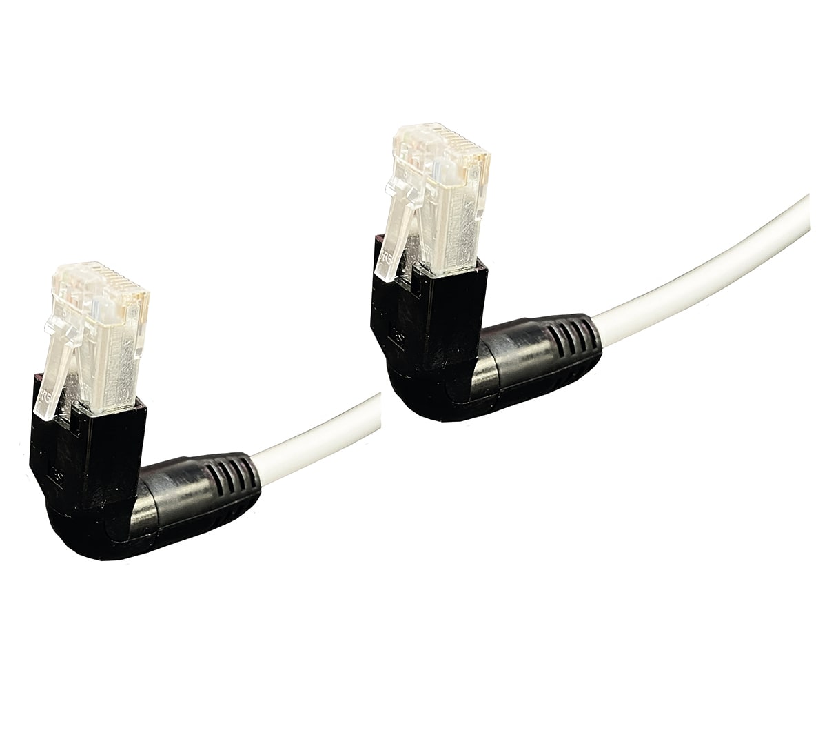 Uniformatic - CORDON RJ45 CAT 6A SFTP COUDE HAUT - COUDE HAUT 5 METRES