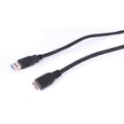 Uniformatic - CORDON USB V3.0 A MALE VERS MICRO USB TYPE B MALE 3 METRES