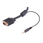 Uniformatic - CORDON VGA HD15 M/M + AUDIO JACK 3.5 STEREO 5 METRES