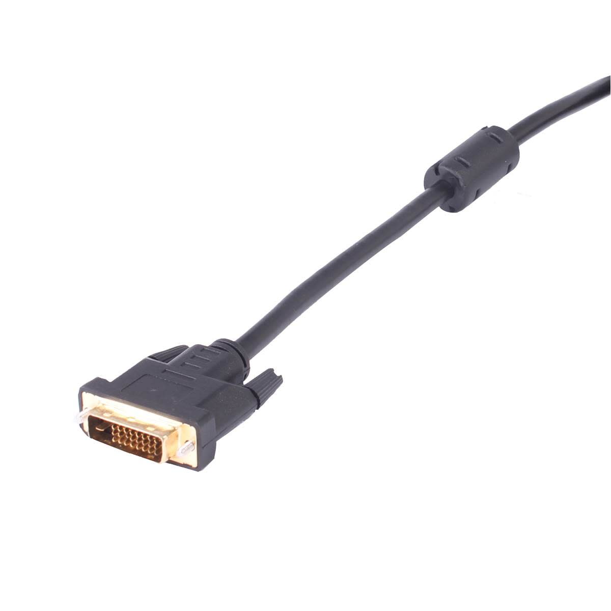 Uniformatic - CORDON DVI-D VERS DVI-D 24+1 MALE-MALE HQ + FERRITE 3 METRES