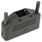 Uniformatic - CAPOT DB9 PLASTIQUE NOIR PORTEFEUILLE VIS LONGUE