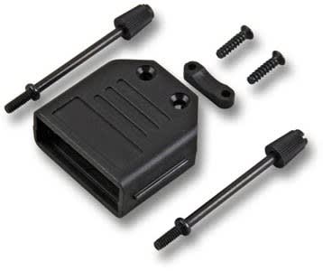 Uniformatic - CAPOT DB25 PLASTIQUE NOIR PORTEFEUILLE VIS LONGUE