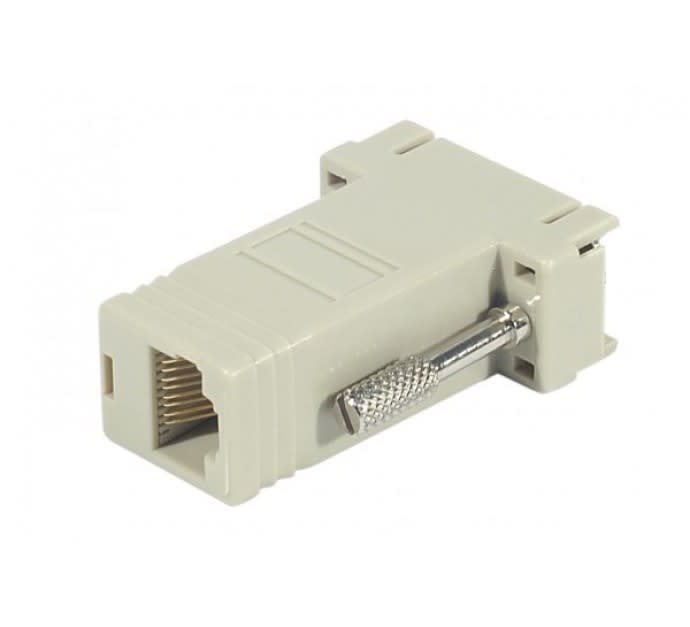 Uniformatic - ADAPTATEUR MODULAIRE DB9 FEMELLE-->RJ45 A MONTER SOI MEME
