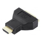 Uniformatic - ADAPTATEUR HDMI MALE VERS DVI-D 24+1 DL FEMELLE MONOBLOC