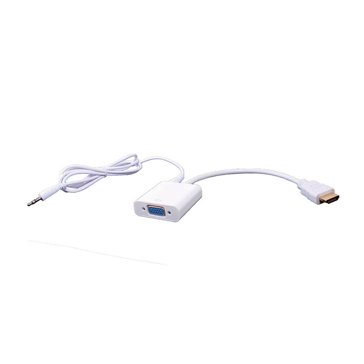 Uniformatic - ADAPTATEUR HDMI MALE VERS VGA + JACK AUDIO FEMELLE 20CM
