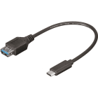 Uniformatic - ADAPTATEUR TYPE C MALE VERS USB 3.0 FEMELLE CABLE 20CM