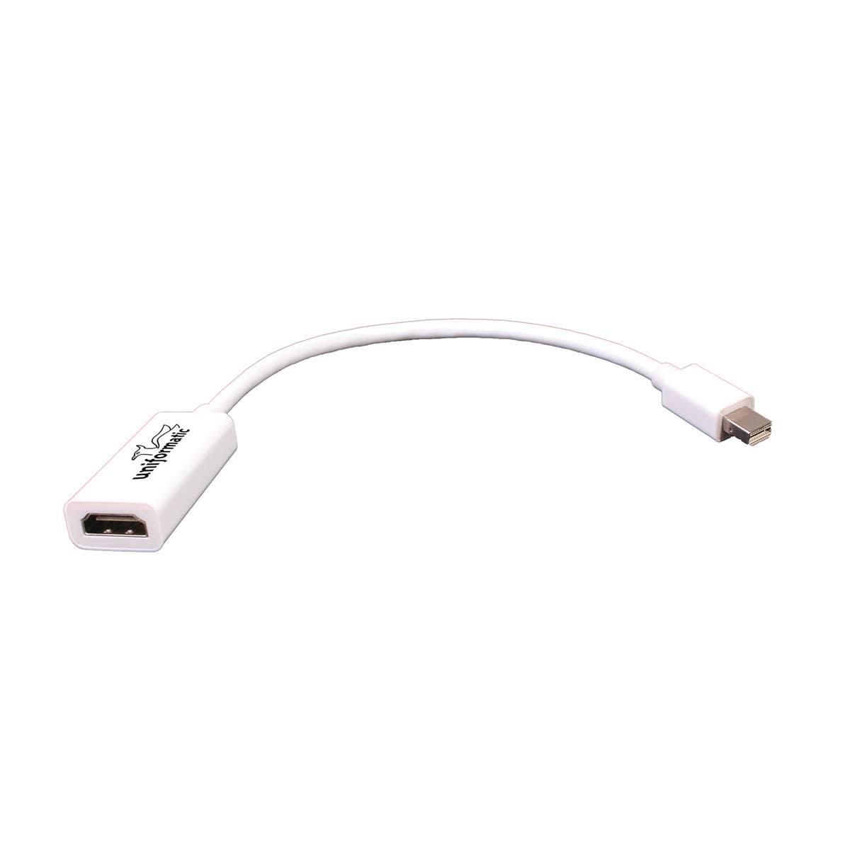 Uniformatic - CONVERTISSEUR MINI DISPLAY PORT M VERS HDMI F CABLE 20CM