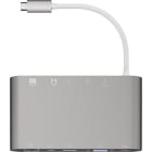 Uniformatic - STATION D'ACCUEIL TYPE C VERS VGA+JACK+MINI DP+RJ45+3xUSB3.0+MICRO SD