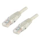 Uniformatic - CORDON RJ45 CAT 5e 100 Ohms NON BLINDE UTP GRIS 3 METRES