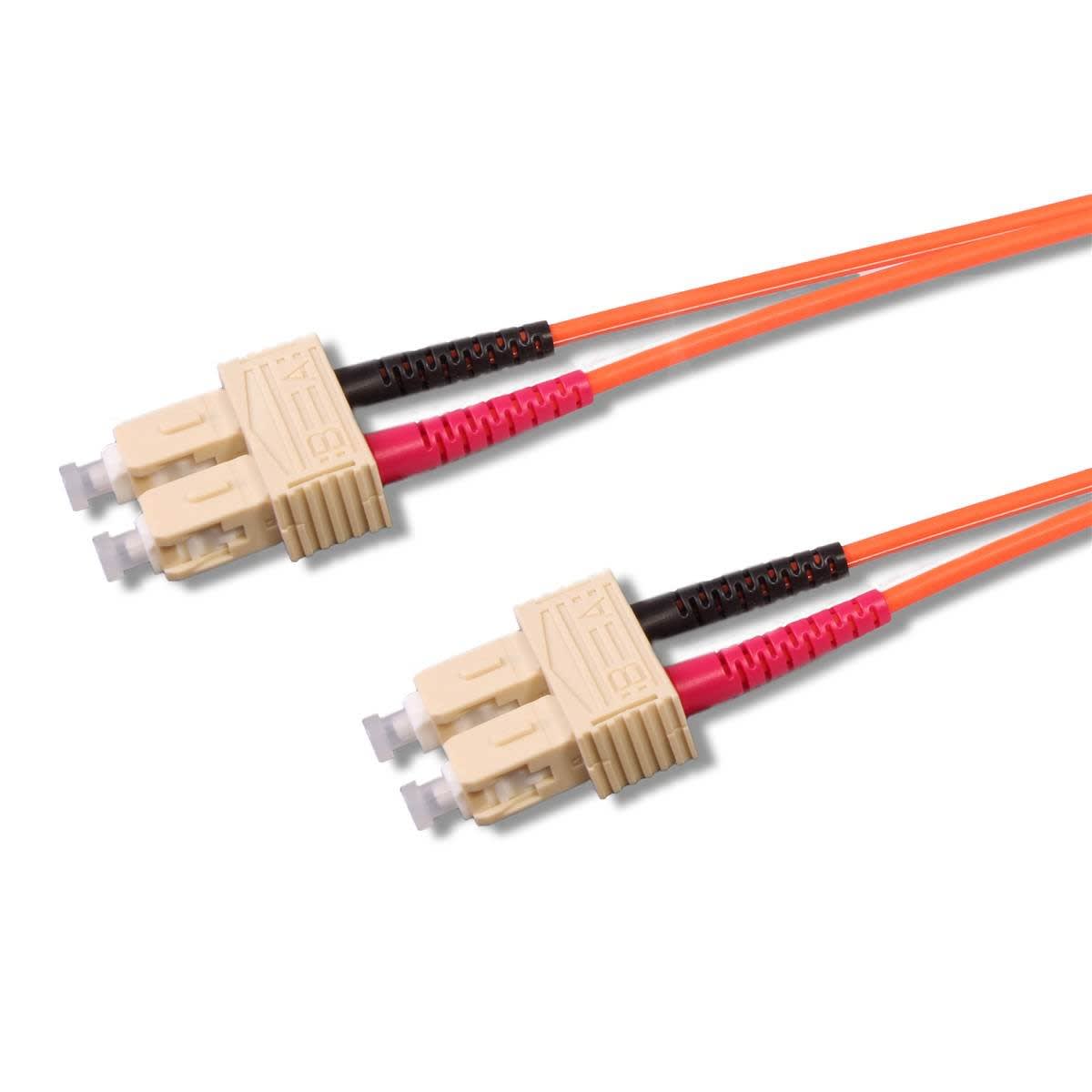 Uniformatic - JARRETIERE OPTIQUE MULTIMODE OM2 50/125 DUPLEX SC-SC 5 METRES