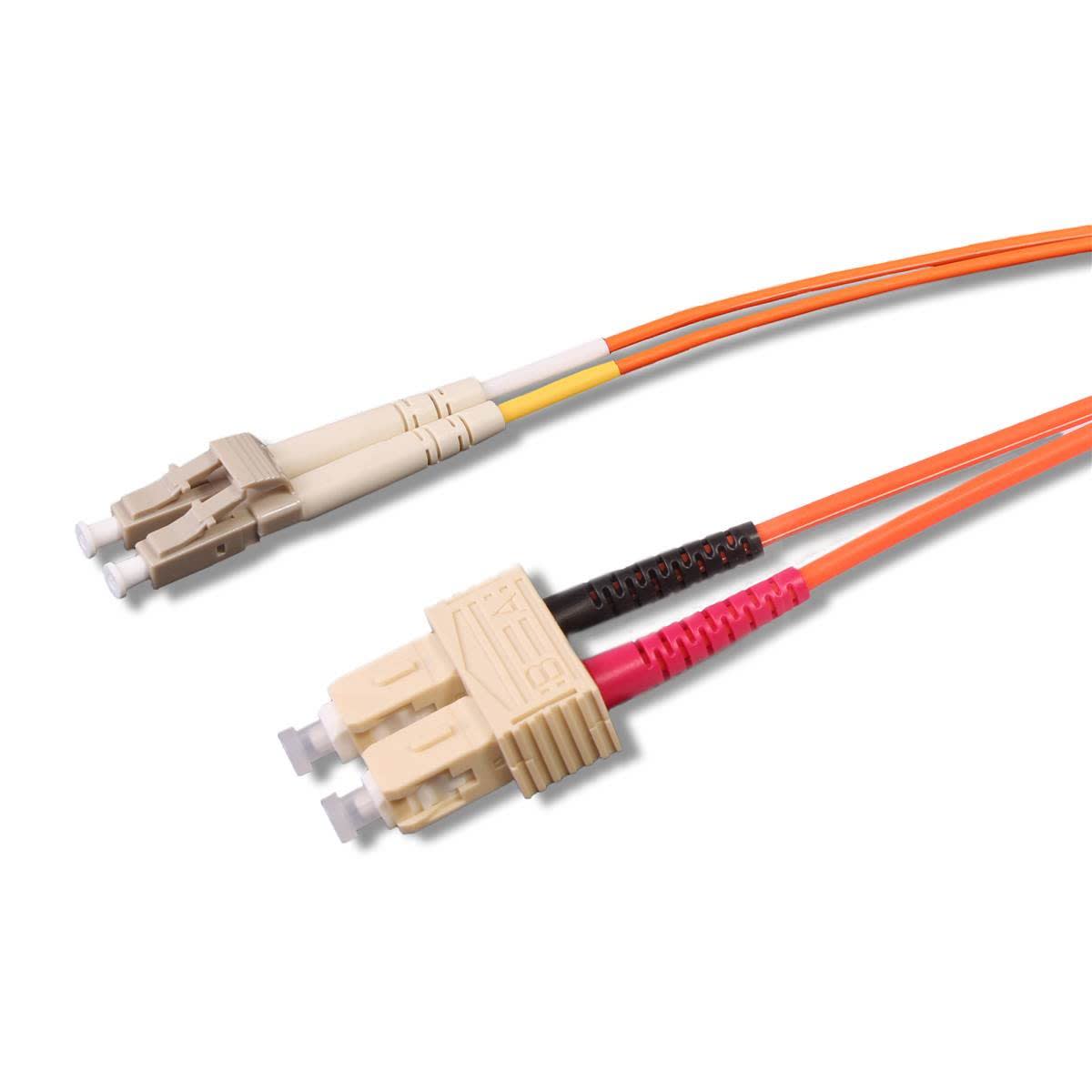 Uniformatic - JARRETIERE OPTIQUE MULTIMODE OM2 50/125 DUPLEX SC-LC 15 METRES