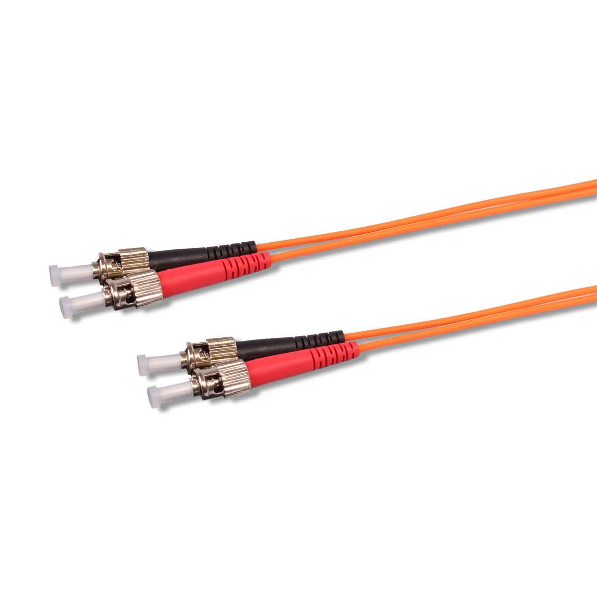 Uniformatic - JARRETIERE OPTIQUE MULTIMODE OM2 50/125 DUPLEX ST-ST 2 METRES