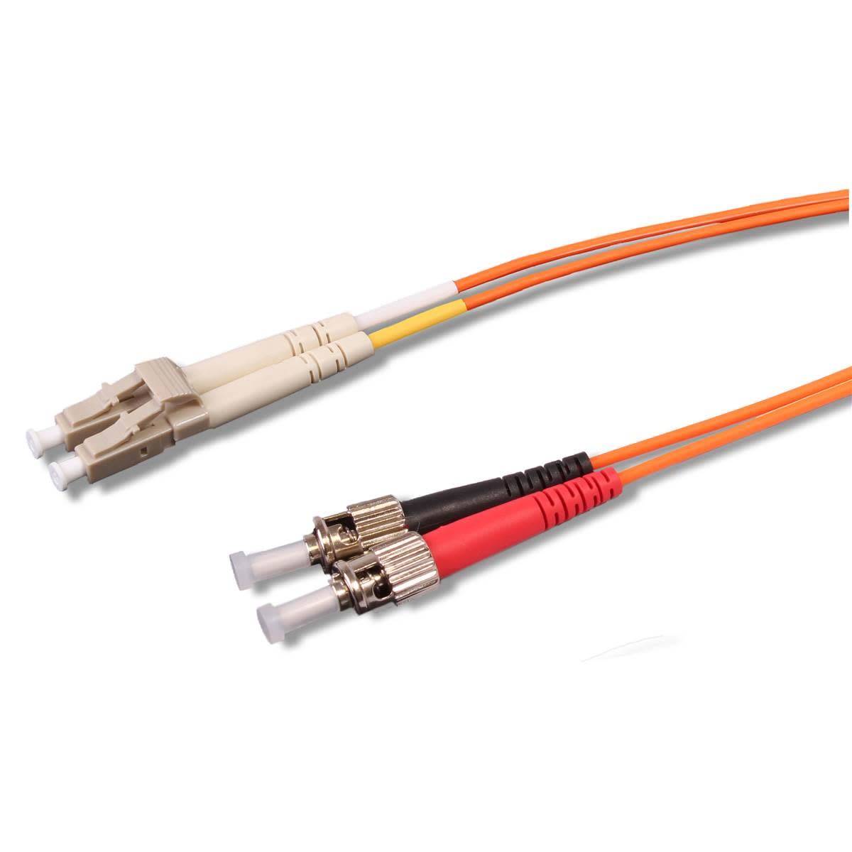 Uniformatic - JARRETIERE OPTIQUE MULTIMODE OM2 50/125 DUPLEX ST-LC 10 METRES