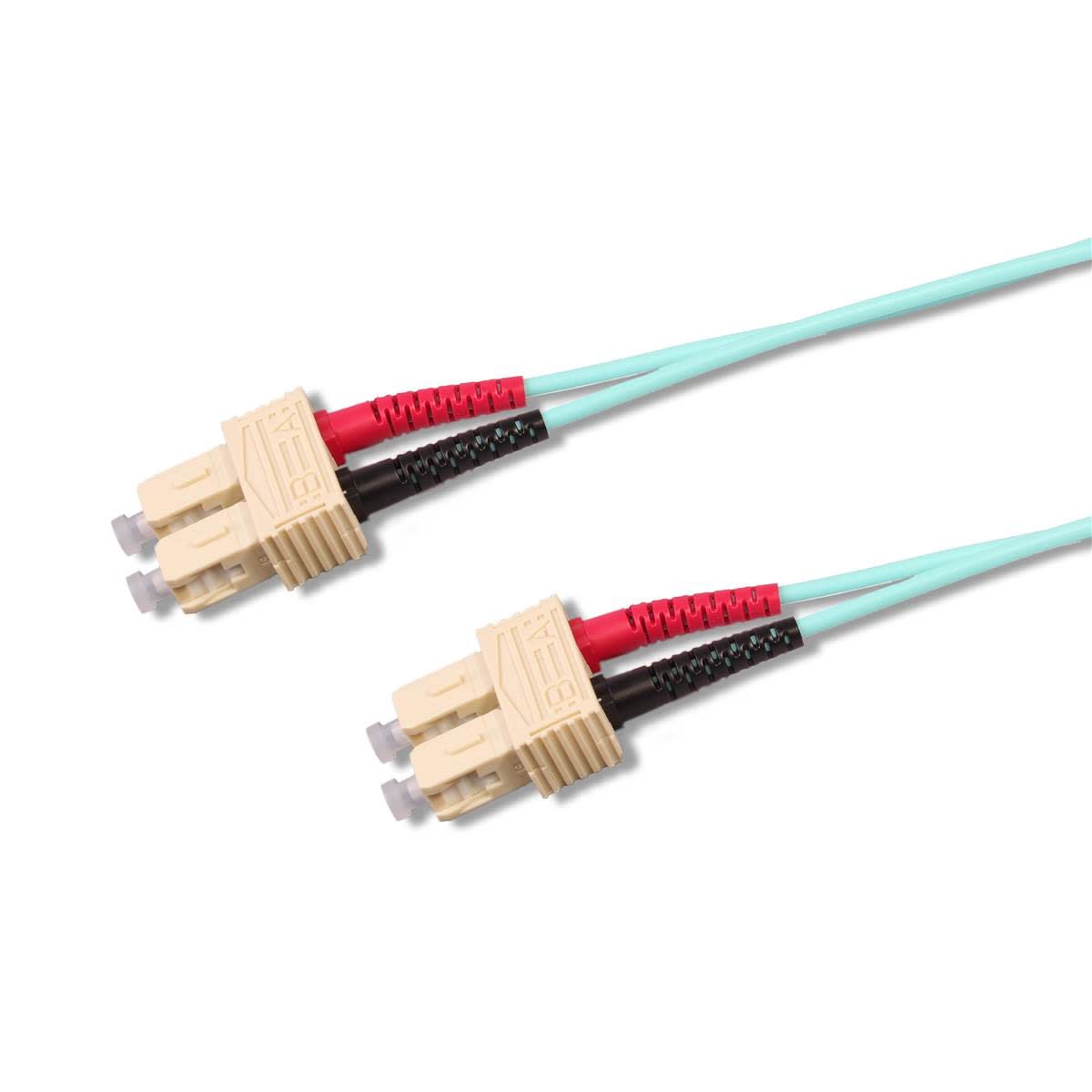 Uniformatic - JARRETIERE OPTIQUE MULTIMODE OM3 50/125 DUPLEX SC-SC 15 METRES