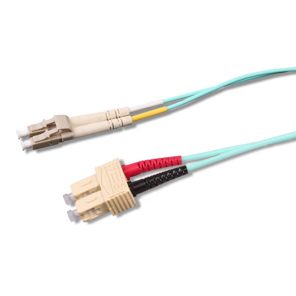Uniformatic - JARRETIERE OPTIQUE MULTIMODE OM3 50/125 DUPLEX SC-LC 20 METRES