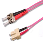 Uniformatic - JARRETIERE OPTIQUE MULTIMODE OM4 50/125 DUPLEX SC-ST 15METRES