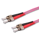 Uniformatic - JARRETIERE OPTIQUE MULTIMODE OM4 50/125 DUPLEX ST-ST 10 METRES