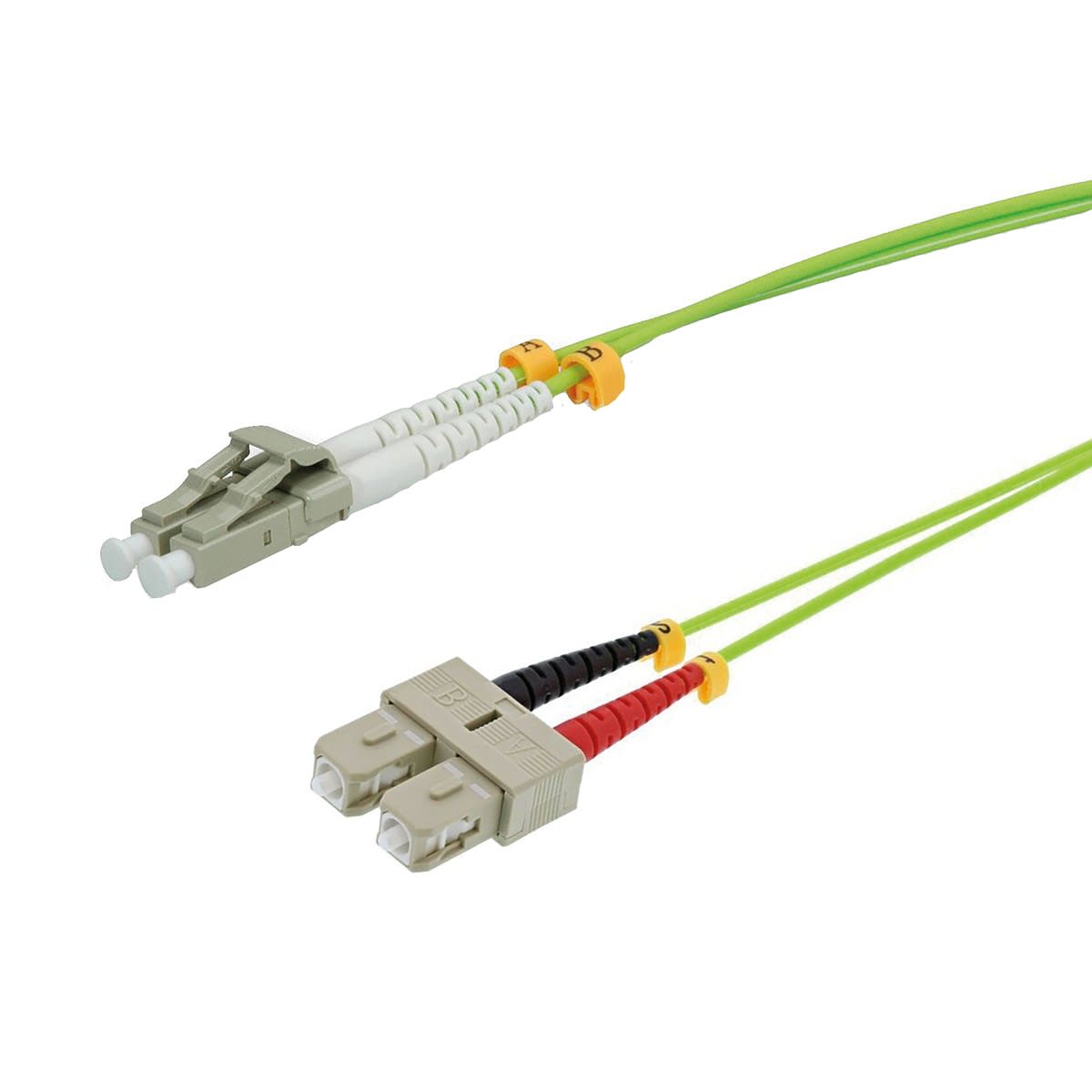 Uniformatic - JARRETIERE OPTIQUE MULTIMODE OM5 50/125 DUPLEX SC-LC 20 METRES