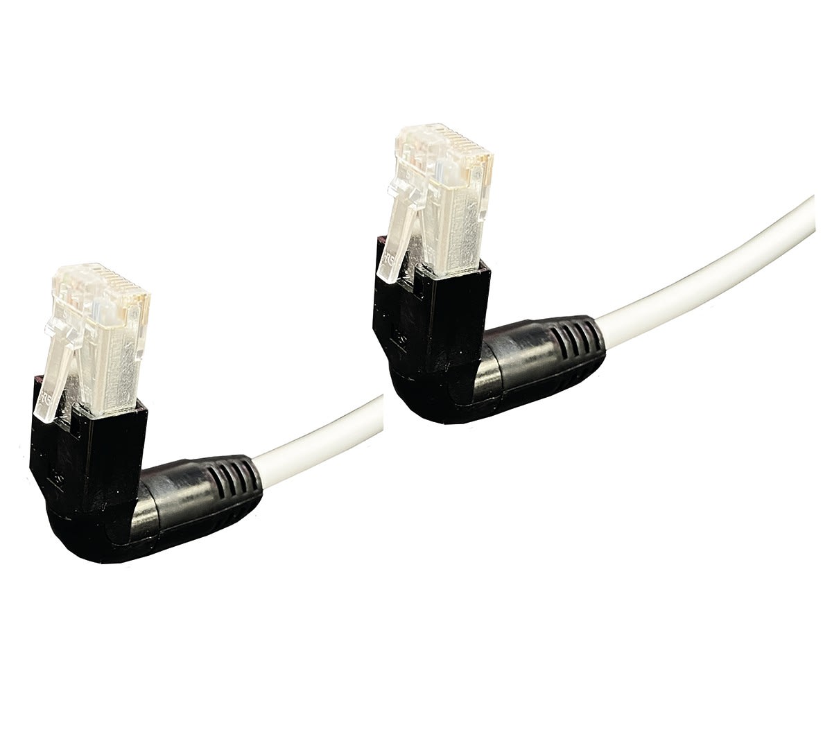 Uniformatic - CORDON RJ45 CAT 6A SFTP COUDE HAUT - COUDE HAUT 3 METRES