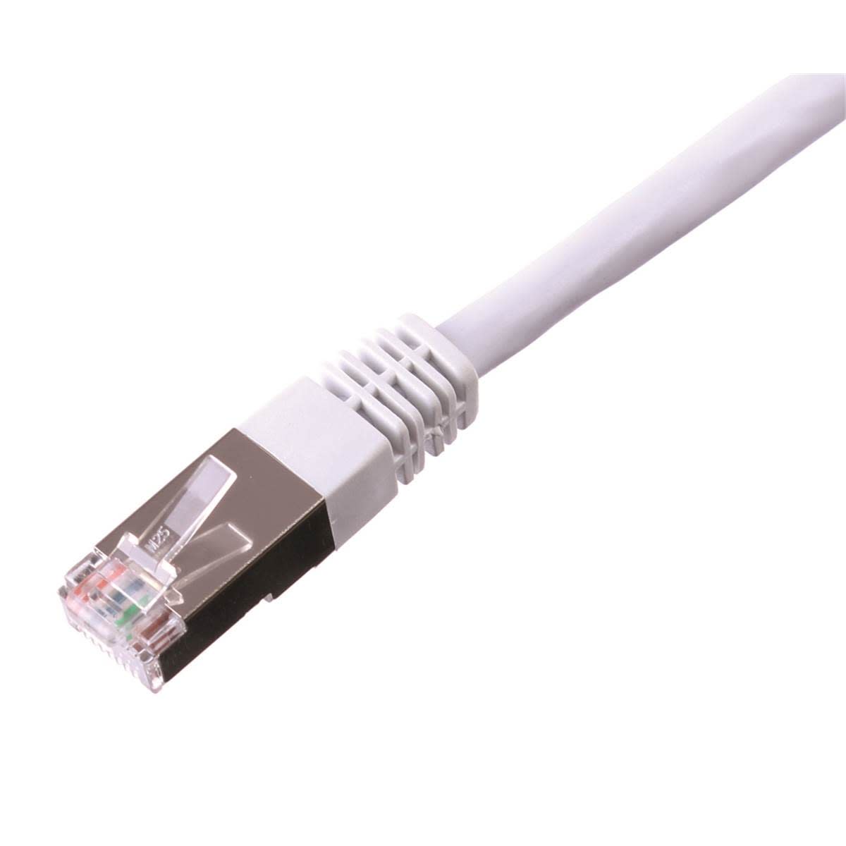 Uniformatic - CORDON RJ45 CAT 6 100 OHMS BLINDE FTP BLANC 10 METRES