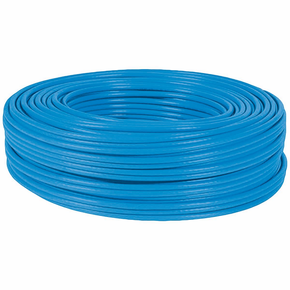 Uniformatic - CABLE PATCH POUR CORDON CAT7 S-FTP LSZH BLEU COURONNE DE 100 METRES