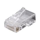 Uniformatic - CONNECTEUR RJ45 8P8C CAT 5E UTP CABLE ROND SACHET DE 100