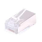 Uniformatic - CONNECTEUR RJ45 8P8C CAT 5E FTP CABLE ROND SACHET DE 50