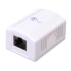 Uniformatic - BOITIER MURAL EQUIPE 1 PORT RJ45 CAT 5e FTP