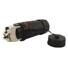 Uniformatic - TRAVERSEE DE PANNEAU ETANCHE AVEC EMBASE KEYSTONE RJ45 CAT 6