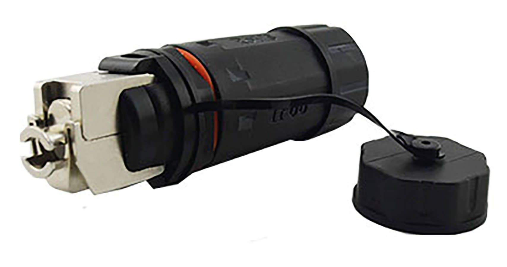 Uniformatic - TRAVERSEE DE PANNEAU ETANCHE AVEC EMBASE KEYSTONE RJ45 CAT 6A