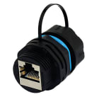 Uniformatic - TRAVERSEE DE PANNEAU ETANCHE AVEC COUPLEUR RJ45 CAT6A