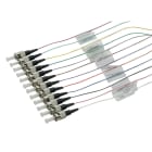 Uniformatic - LOT DE 12 PIGTAIL COULEUR ST MULTIMODE OM3 2 METRES