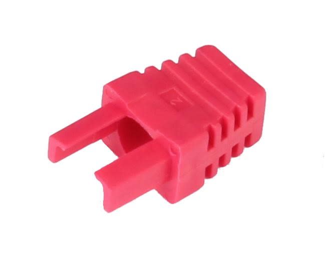 Uniformatic - MANCHON RJ45 SURMOULE ROUGE SACHET DE 100