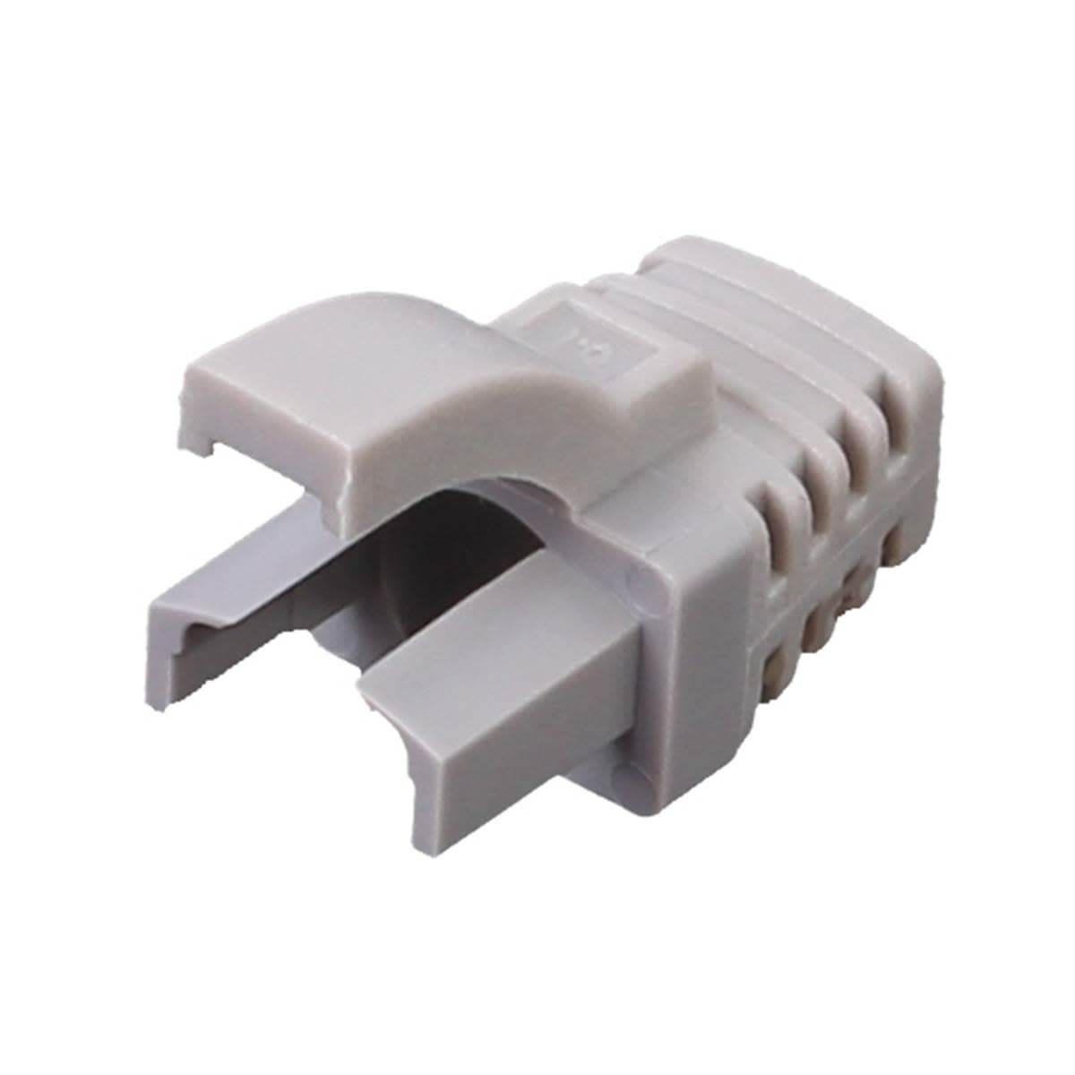Uniformatic - MANCHON RJ45 SURMOULE A LANGUETTE GRIS SACHET DE 100