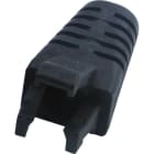 Uniformatic - MANCHON RJ45 SURMOULE A LANGUETTE NOIR SACHET DE 100
