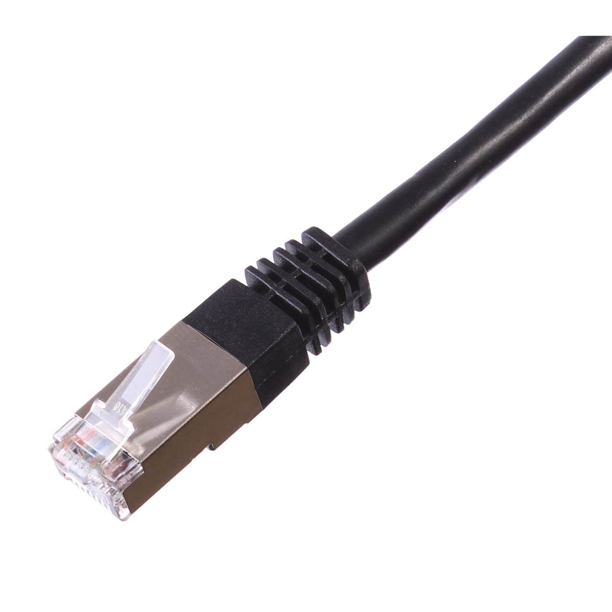 Uniformatic - CORDON RJ45 CAT 6A BLINDE SFTP LSZH NOIR 15 METRES