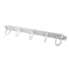 Uniformatic - PASSE CABLE ANNEAU 40x50mm 1U GRIS PLASTIQUE