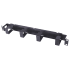 Uniformatic - PASSE CABLE ANNEAU + BALAIS DECAISSE 1U NOIR