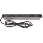 Uniformatic - BANDEAU 19" 6 PRISES C13 AVEC CORDON C14