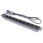 Uniformatic - BANDEAU 19" 9 PRISES 2P+T SANS INTER AVEC CÂBLE 2 METRES