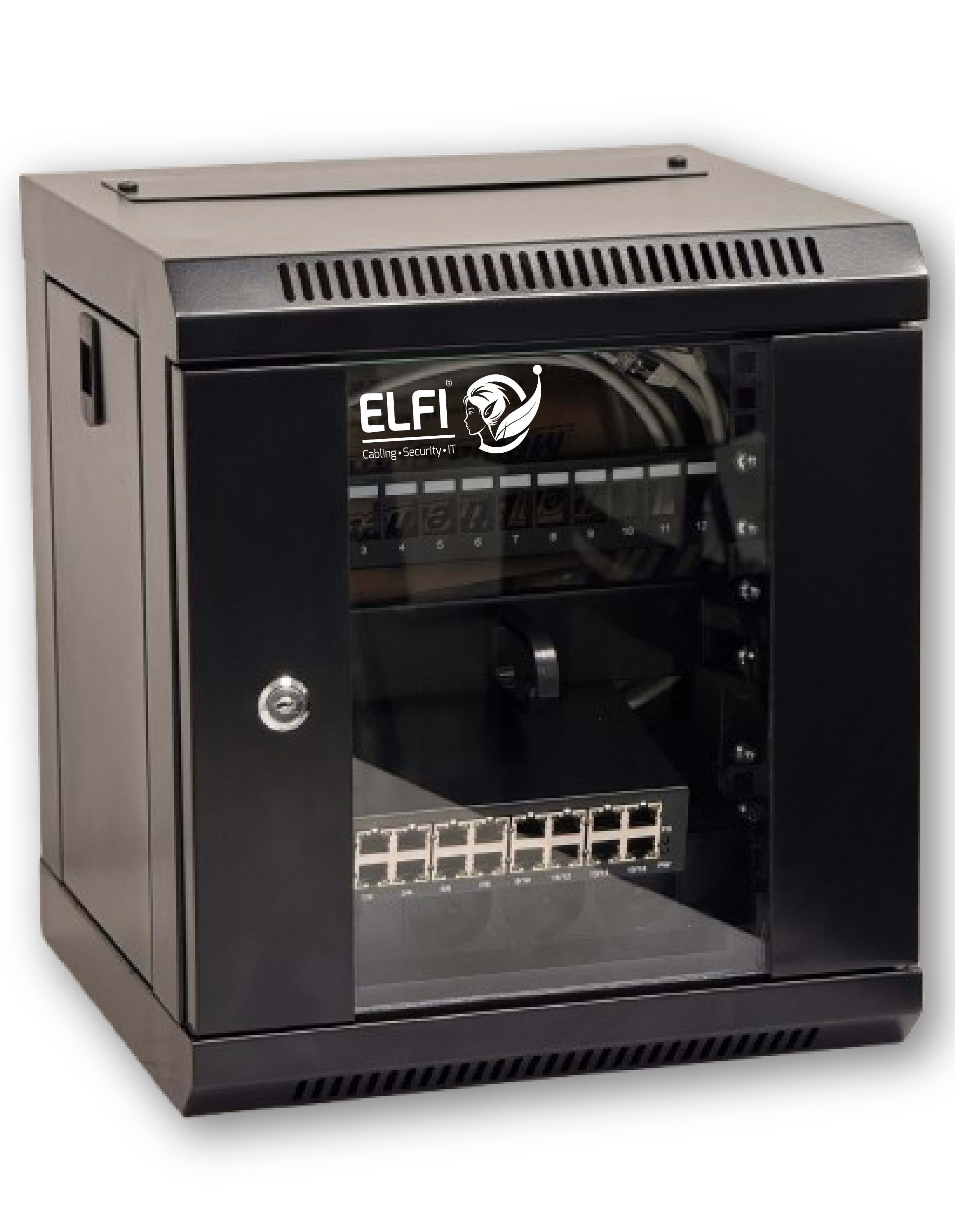 Uniformatic - KIT COMPLET ELFI ACCESS COFFRET RESEAU 10 POUCES 6U